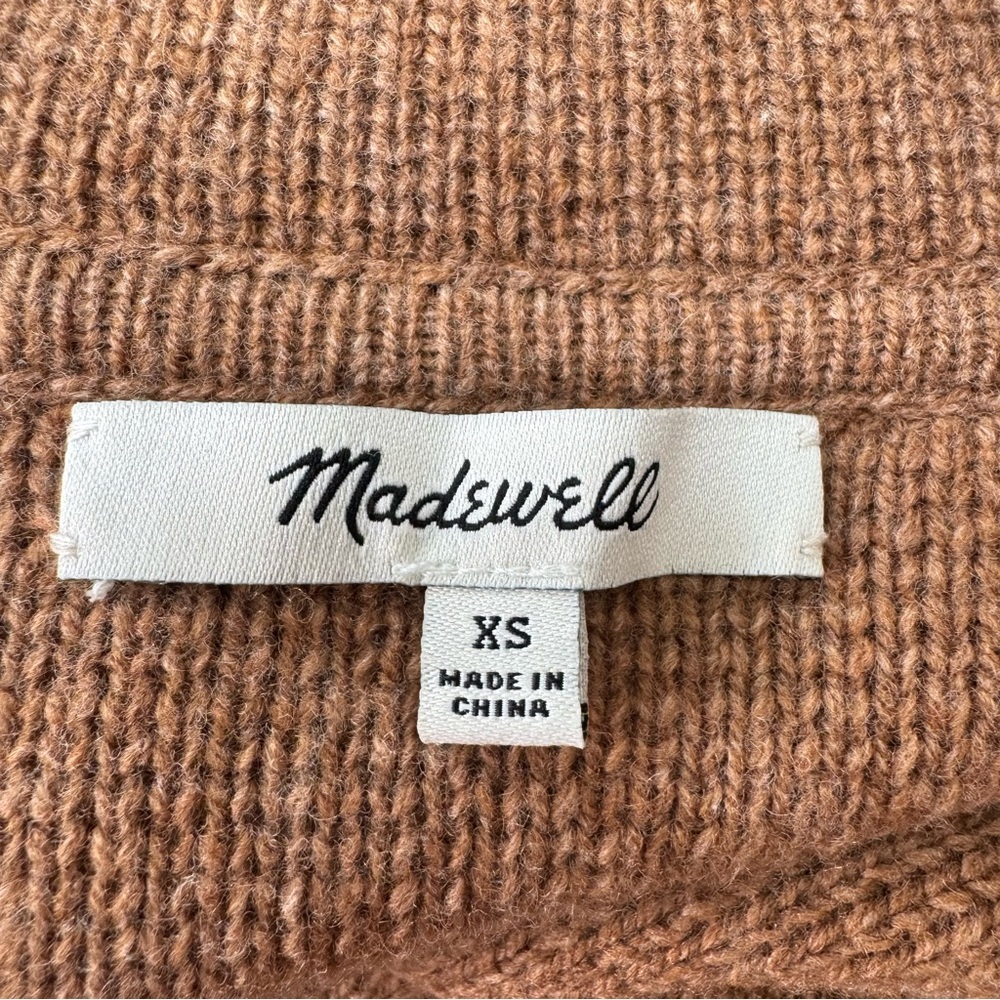 Madewell Spencer Sweater Coat Cardigan Women XS Merino Wool Blend Layer - Picture 12 of 15